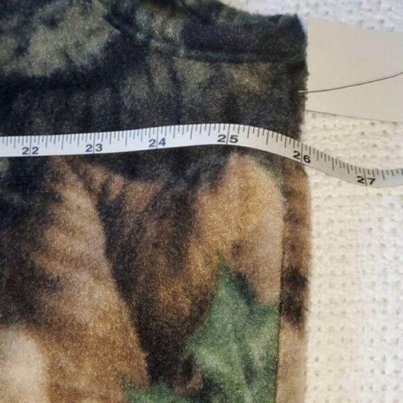 Trail Crest Highland Timber Embroidered Hunter Camouflage Fleece Zip Sz. XL Vest - Picture 9 of 10